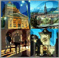 Collage of photos of Bern, Switzerland
